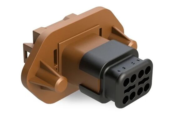 Componente elettronico automobilistico affidabile di Amphenol AT04-08PD-PM16 connettore maschio per ricevitore utilizzato nel sistema di cablaggio del circuito integrato del veicolo